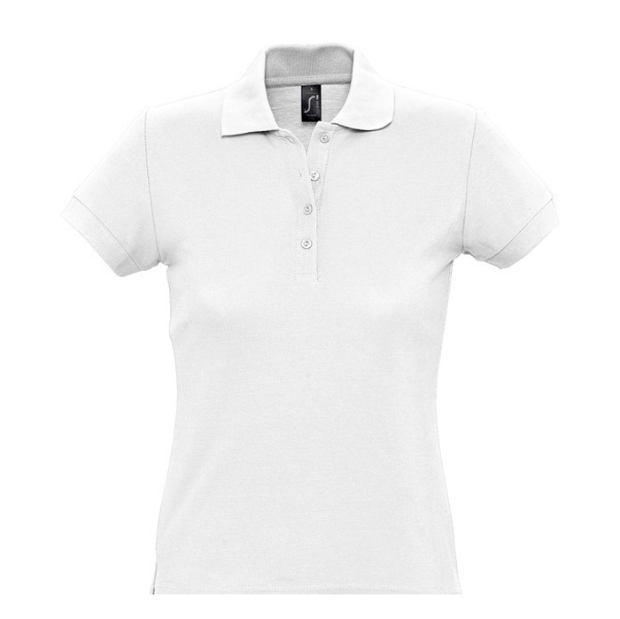 Поло женское PASSION, белый, 2XL, 100% хлопок, 170 г/м2