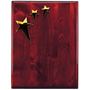 Плакетка; 22,8х30,5х2,9 см; дерево, металл; лазерная гравировка