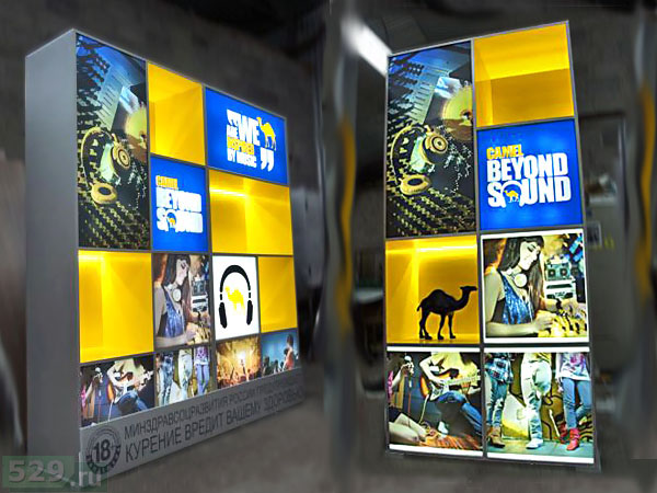 Застройка зоны презентации бренда