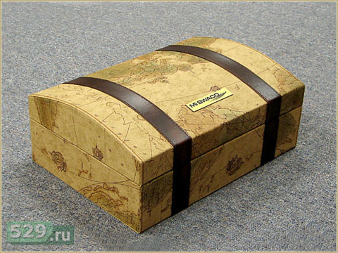 Брендирование бизнес сувенира чудесного сундучка