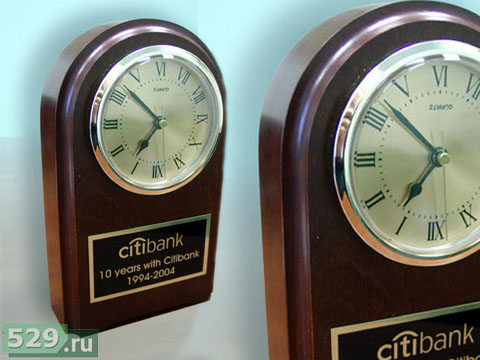 Эксклюзивный сувенир часы для индивидуального вручения