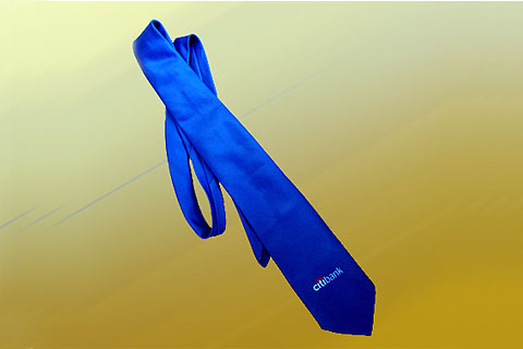 Галстук с логотипом компании