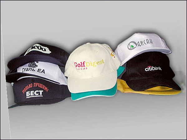 Нанесение на бейсболки логотипа 529 ру