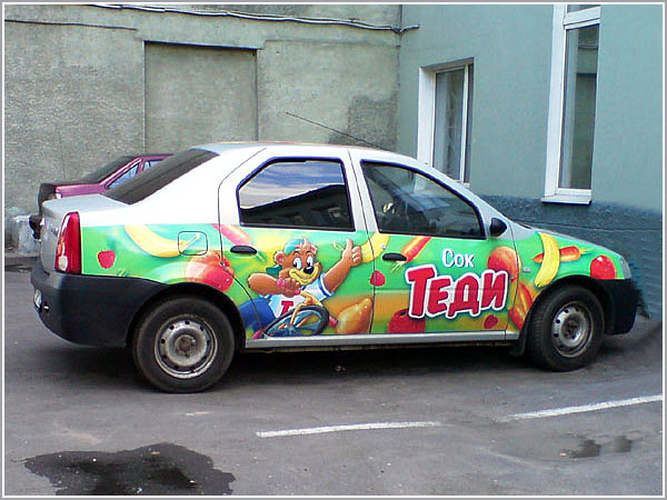 Реклама на авто