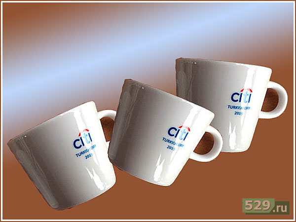 Печать логотипа на кружках