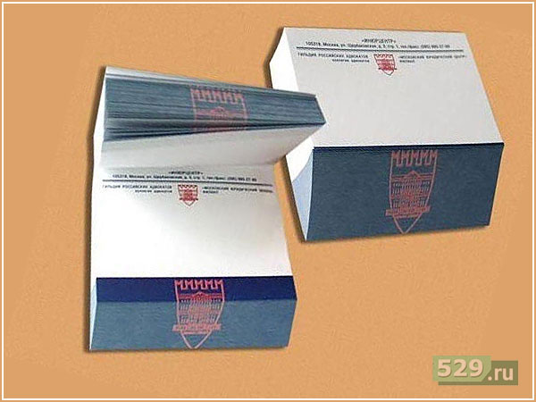 Печать логотипов на кубариках