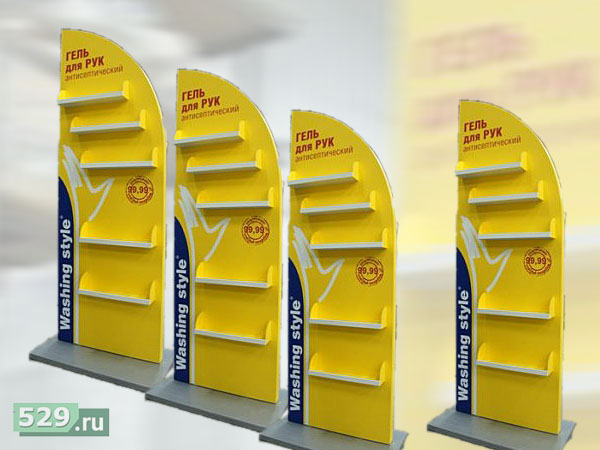 Производство партии эксклюзивных рекламных стоек 2