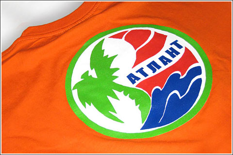 Брендирование футболки для детского оздоравительного лагера в Лазоревском АТЛАНТ