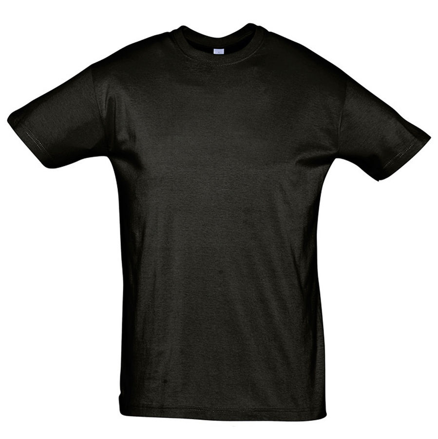 Футболка мужская REGENT, глубокий черный, 3XL, 100% хлопок, 150 г/м2