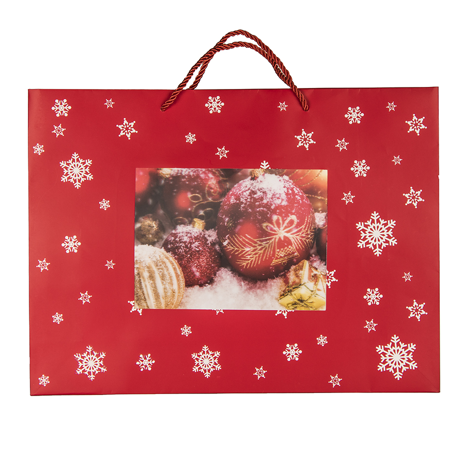 Пакет малый  RED WONDER 32*27*11 см, красный