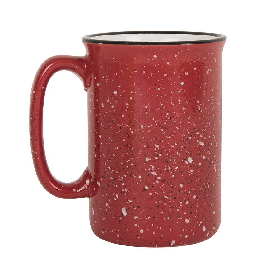 Кружка  UNIVERSE, красный, 390мл, тонкая керамика