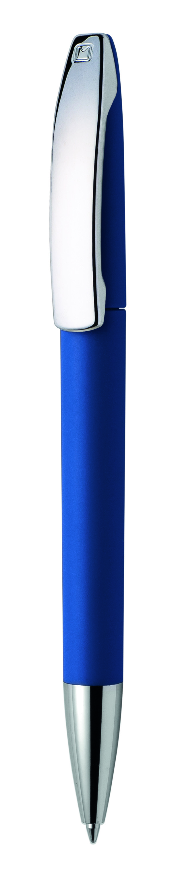 Ручка шариковая VIEW, синий, покрытие soft touch, пластик/металл