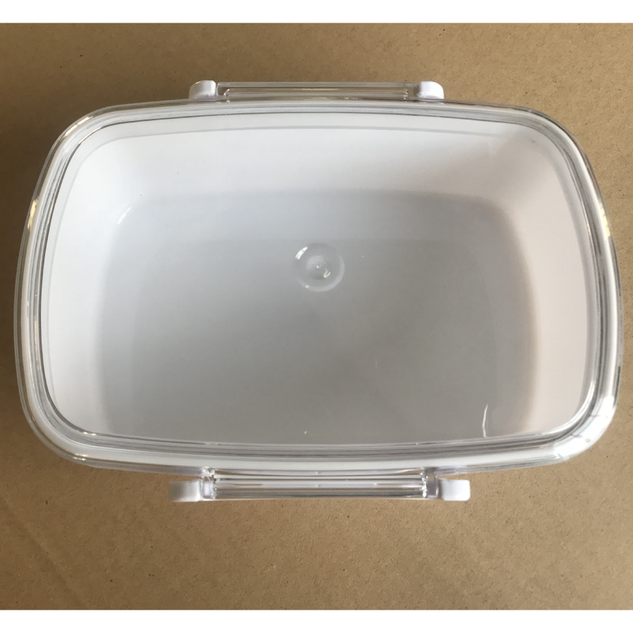 Ланч-бокс FRESH, пластик, 750мл, 18х13х6,1 см, белый