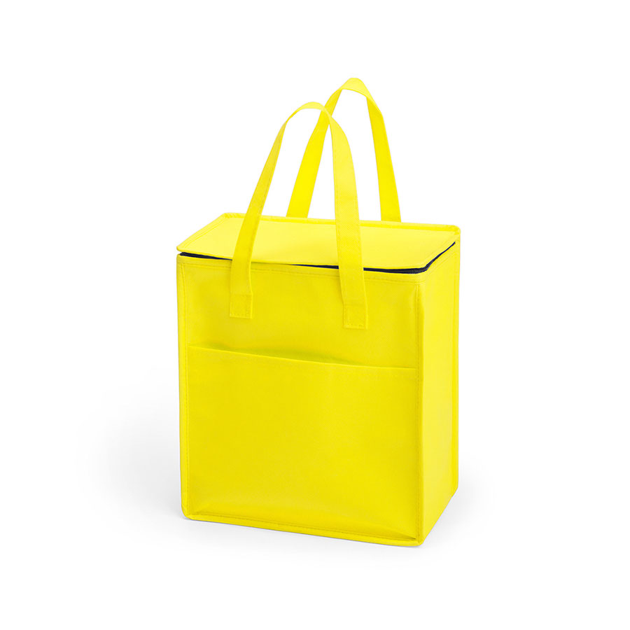 Термосумка LANS,  желтый, 27 x 31 x 15 см, нетканый 80 гм2, алюминий