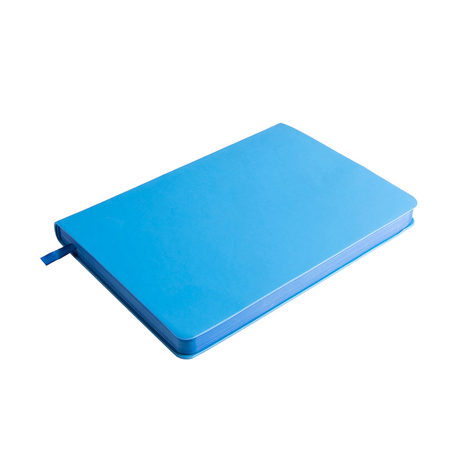 Ежедневник недатированный Pulpy, А5,  лазурный, кремовый блок в линейку, лазурный срез