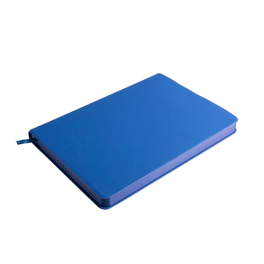 Ежедневник недатированный Pulpy, А5,  синий, кремовый блок в линейку, синий срез