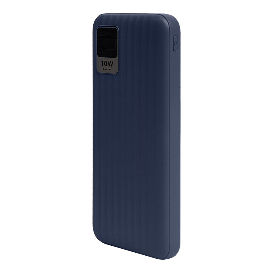 Универсальный аккумулятор Wave 10 (10000 мАч), синий, 14,9х6.7х1,6 см