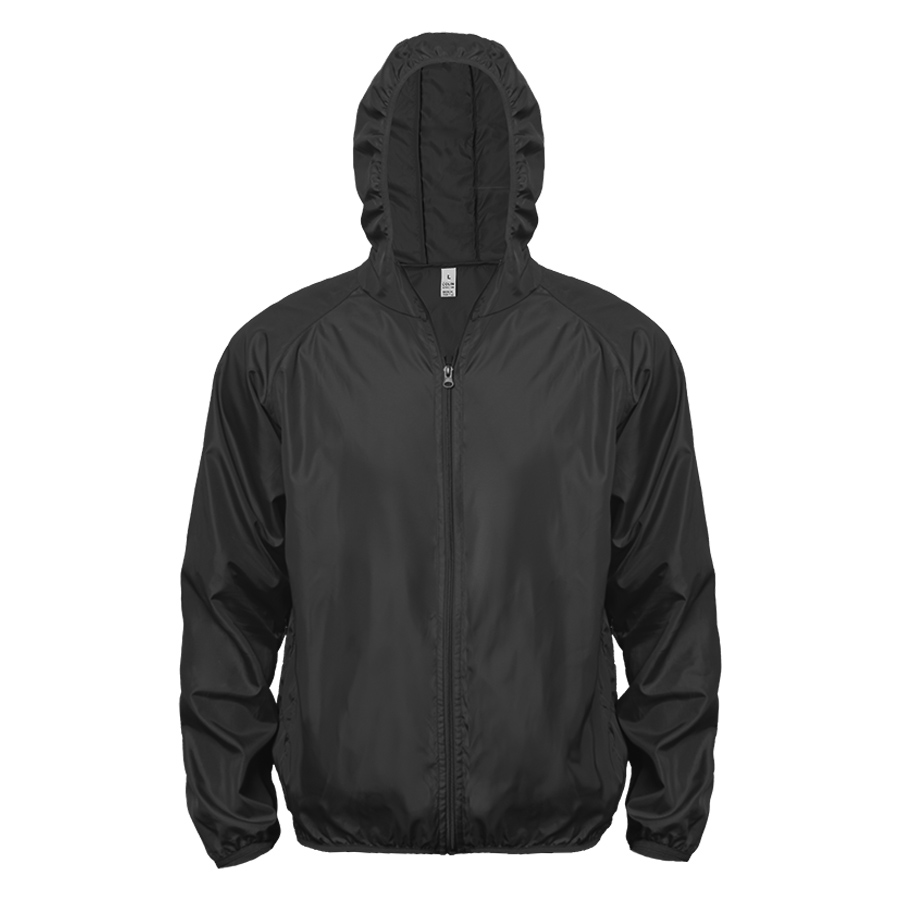 Ветровка мужская COLIN, черный, 2XL,  100% полиэстер, плотность 280Т.