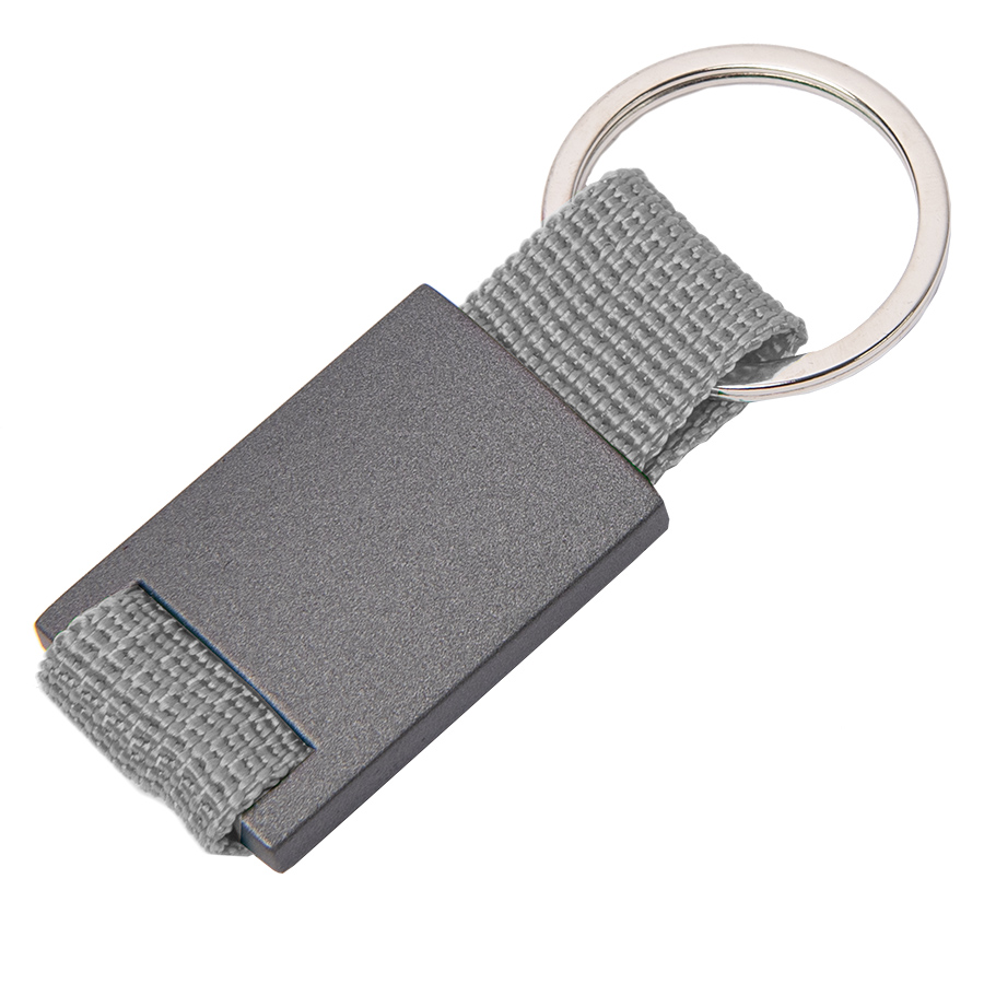 Брелок DARK JET; 2,8 x 6,2 x 0,6 см; серый, металл