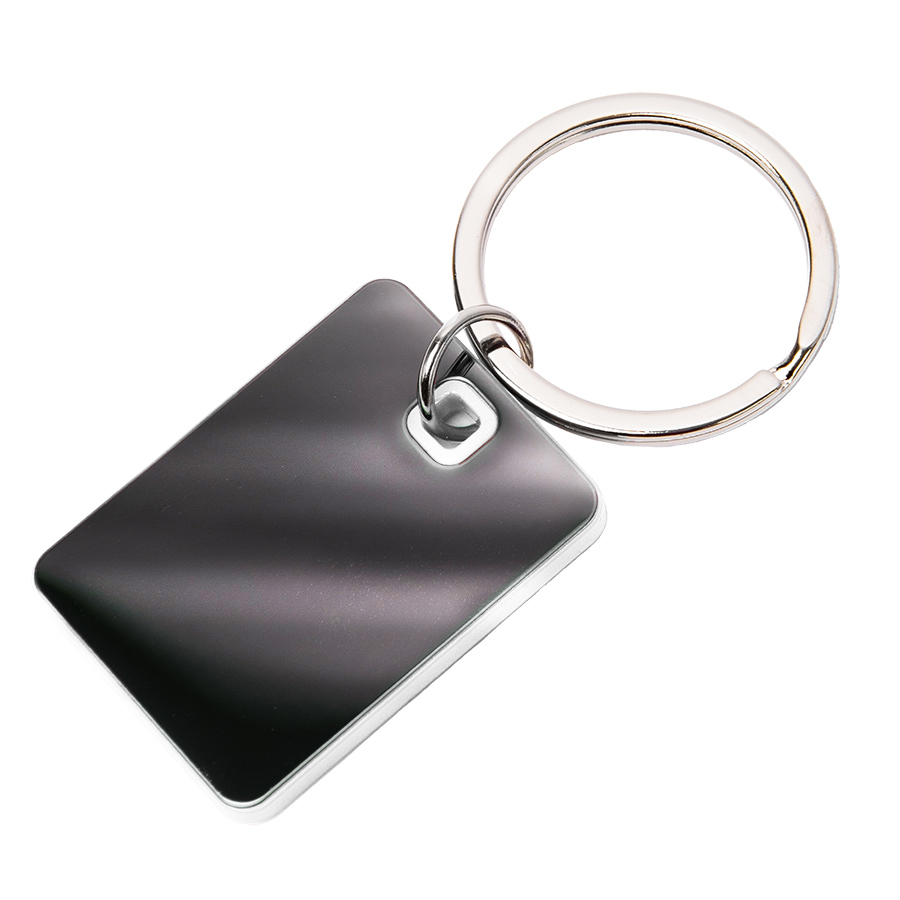 Брелок TONER TONED; 4 x 2,95 x 0,38 см; белый; металл/пластик