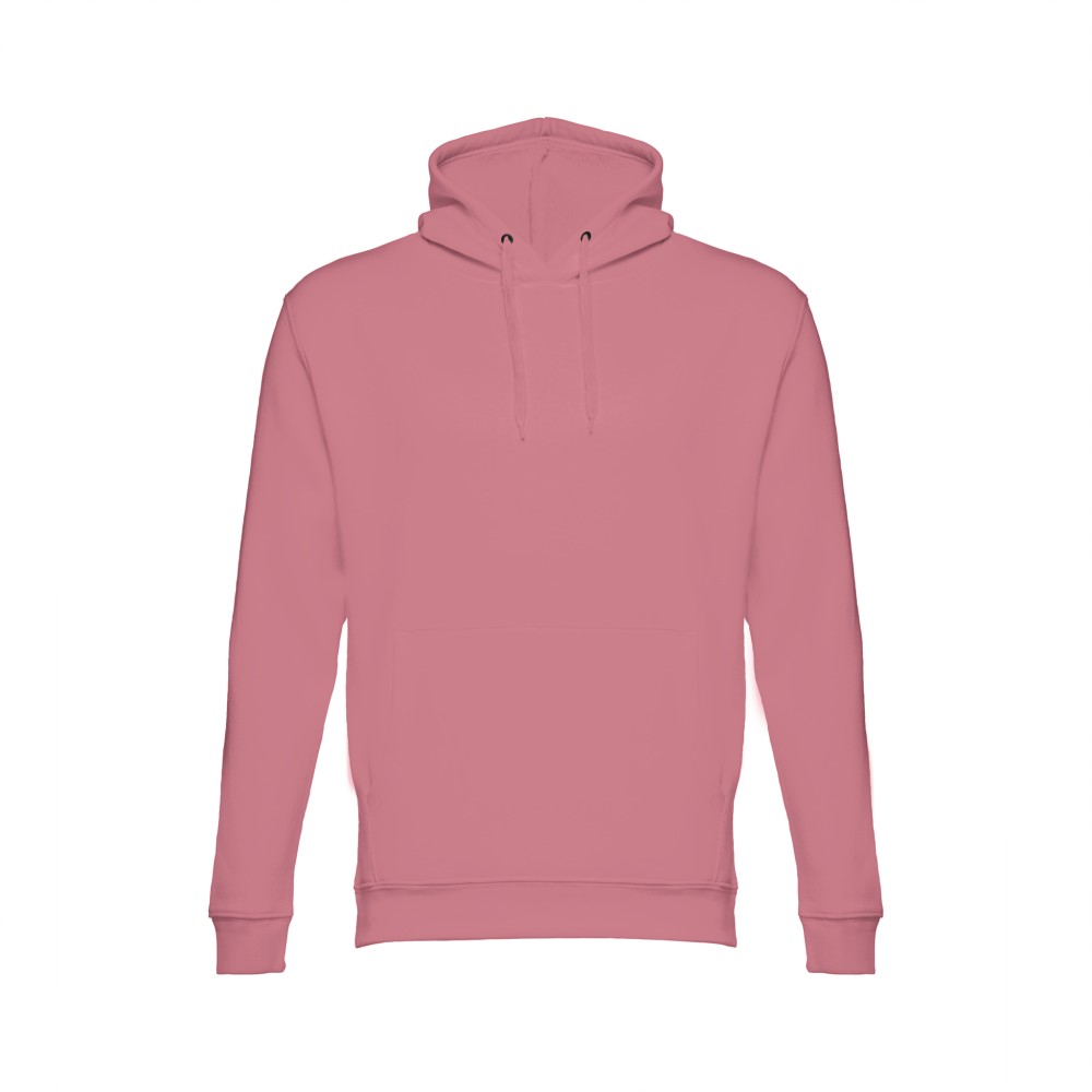 Толстовка мужская с капюшоном PHOENIX, т.розовый, XL, 50% хлопок, 50% полиэстер, плотность 320 г/м2