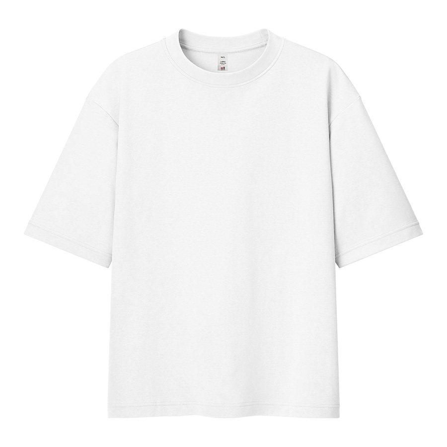 Футболка мужская оверсайз LIBRA, белый, M/L, 100% хлопок, 220 г/м2