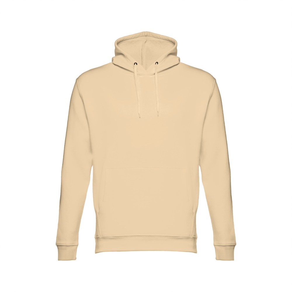 Толстовка мужская с капюшоном PHOENIX, кремовый, XS, 50% хлопок, 50%  полиэстер, плотность 320 г/м2