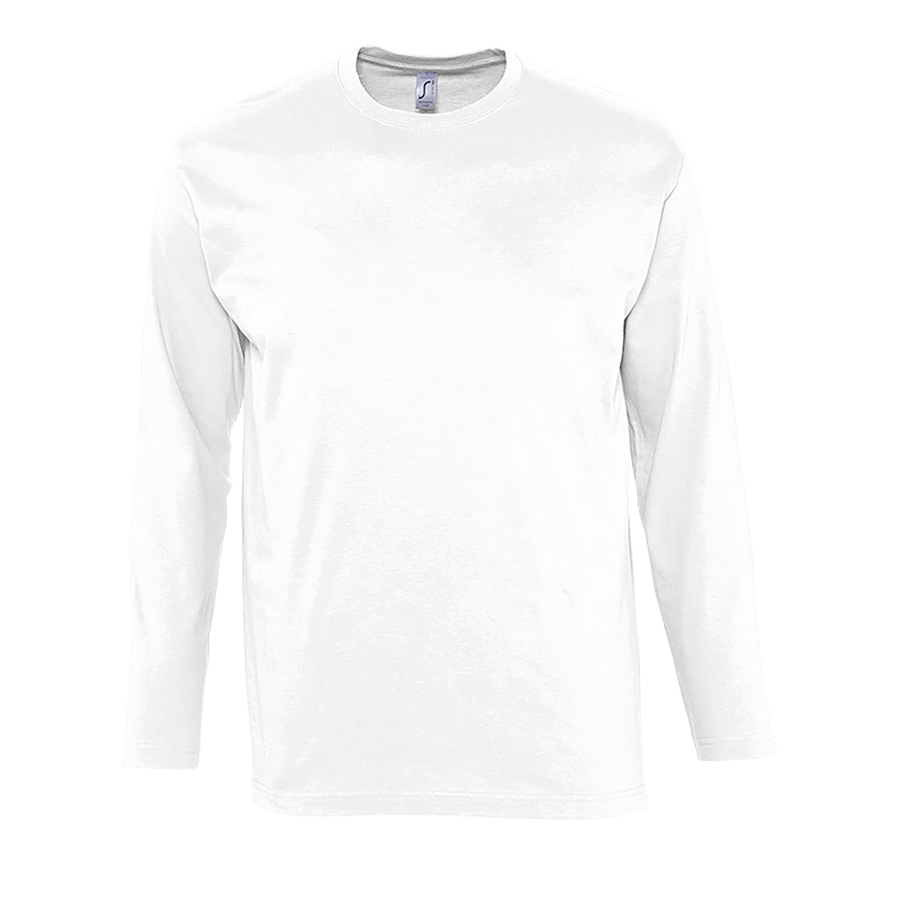 Футболка мужская с длинным рукавом MONARCH, белый, 5XL, 100% хлопок, 150 г/м2