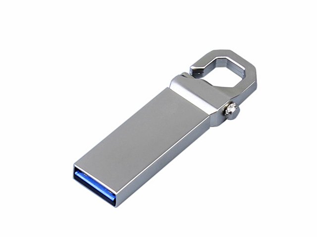 USB 3.0-флешка на 64 Гб с мини чипом и отверстием для цепочки