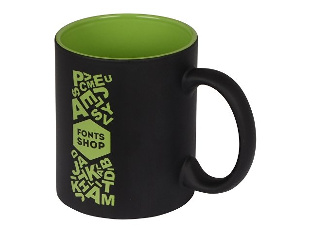 Кружка с покрытием для гравировки Subcolor BLK