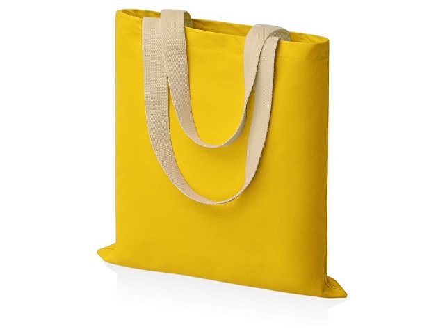Сумка для шопинга Steady хлопковая с парусиновыми ручками, 260 г/м2