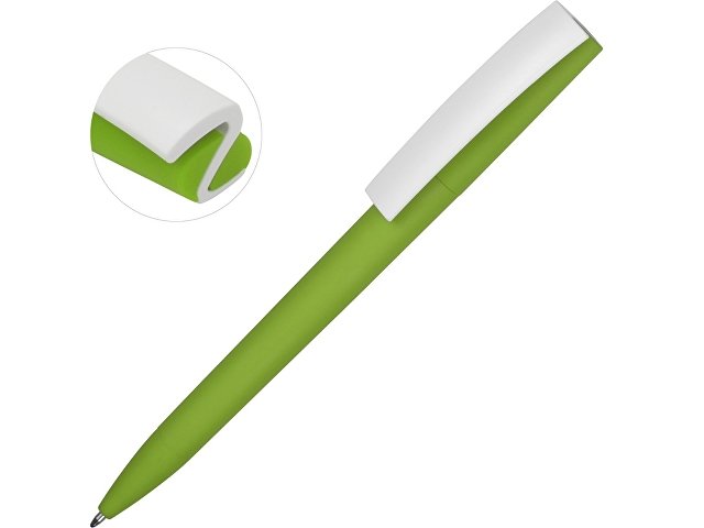 Ручка пластиковая soft-touch шариковая Zorro