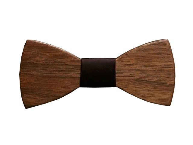 Галстук-бабочка Classic, орех