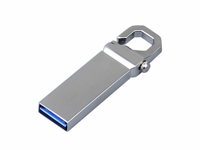 USB 2.0-флешка на 4 Гб с мини чипом и отверстием для цепочки