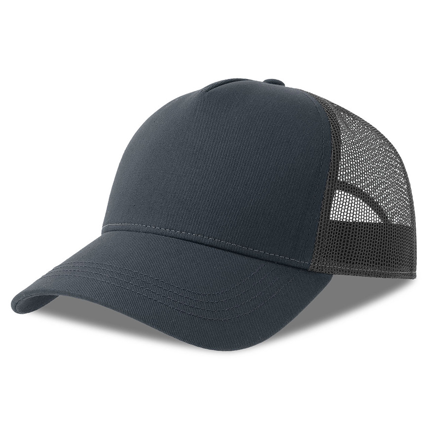 Бейсболка RAPPER COTTON-S, п. заст, 5 клин, т.-синий/т.серый, 100% хлопок/100% полиэстер, 280 г/м2