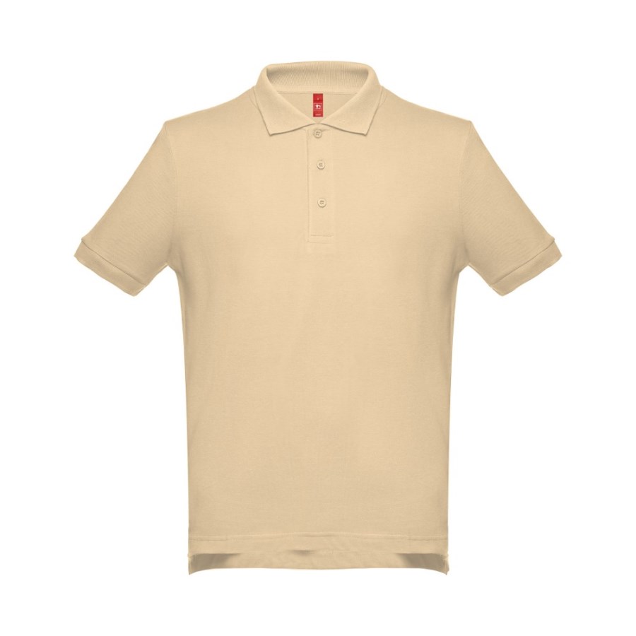 Рубашка-поло мужская ADAM, песочный, L, 100% хлопок, плотность 195 г/м2