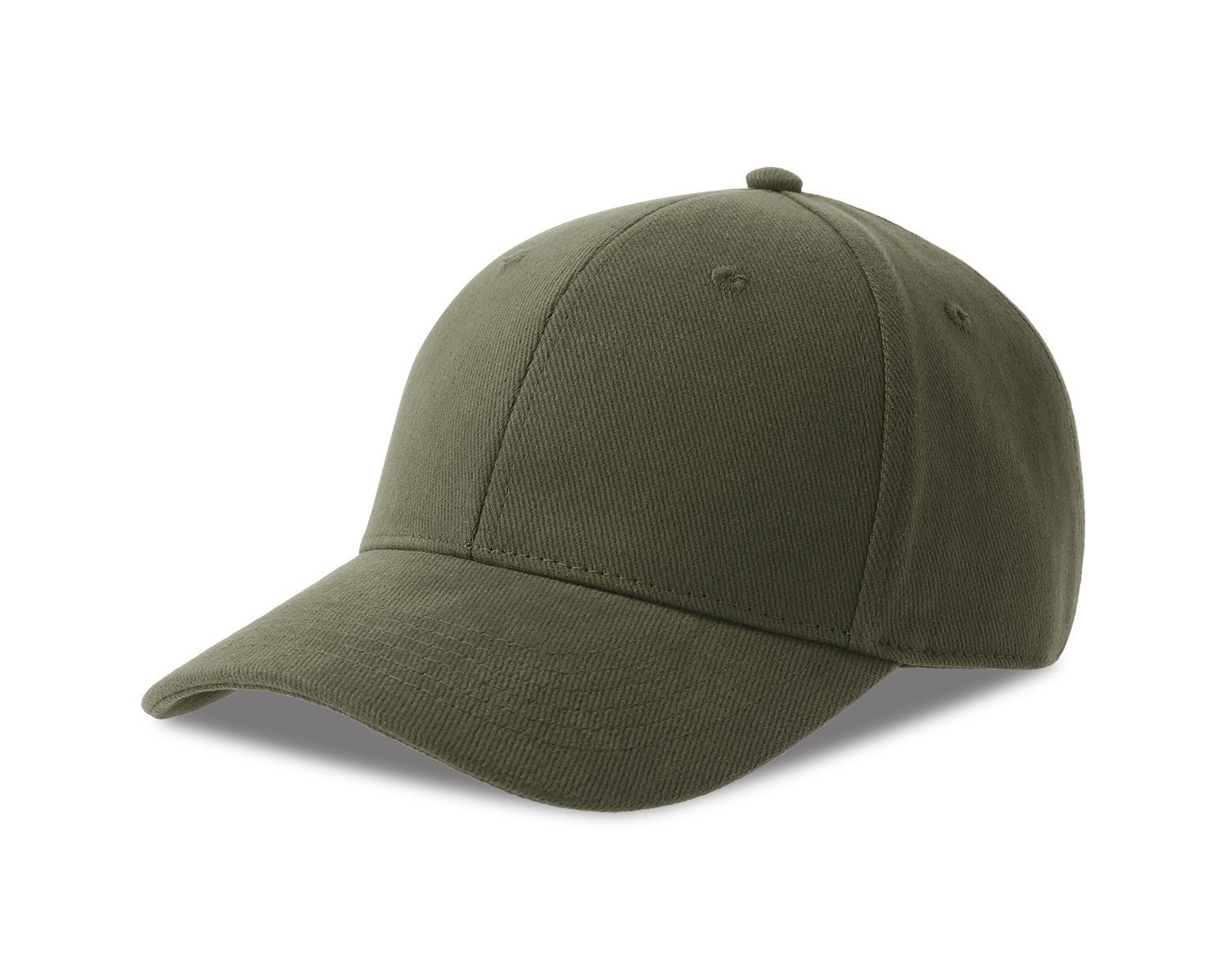 Бейсболка PILOT-S, 6 клиньев, металл. застёжка, оливковый, 100% хлопок, 355 г/м2