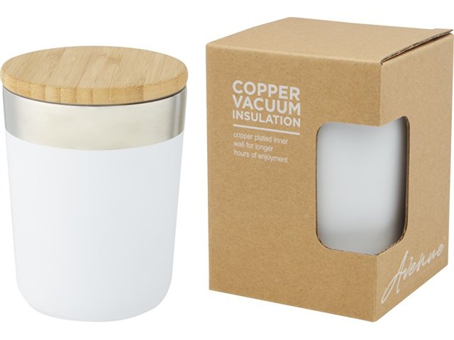 Кружка с вакуумной изоляцией и бамбуковой крышкой Lagan