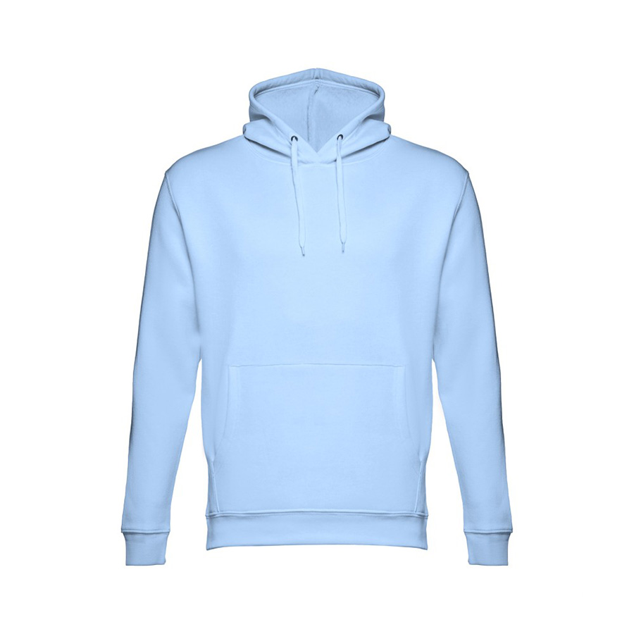 Толстовка мужская с капюшоном PHOENIX, пастельный голубой, L, 50% хлопок, 50% полиэстер, 320 г/м2