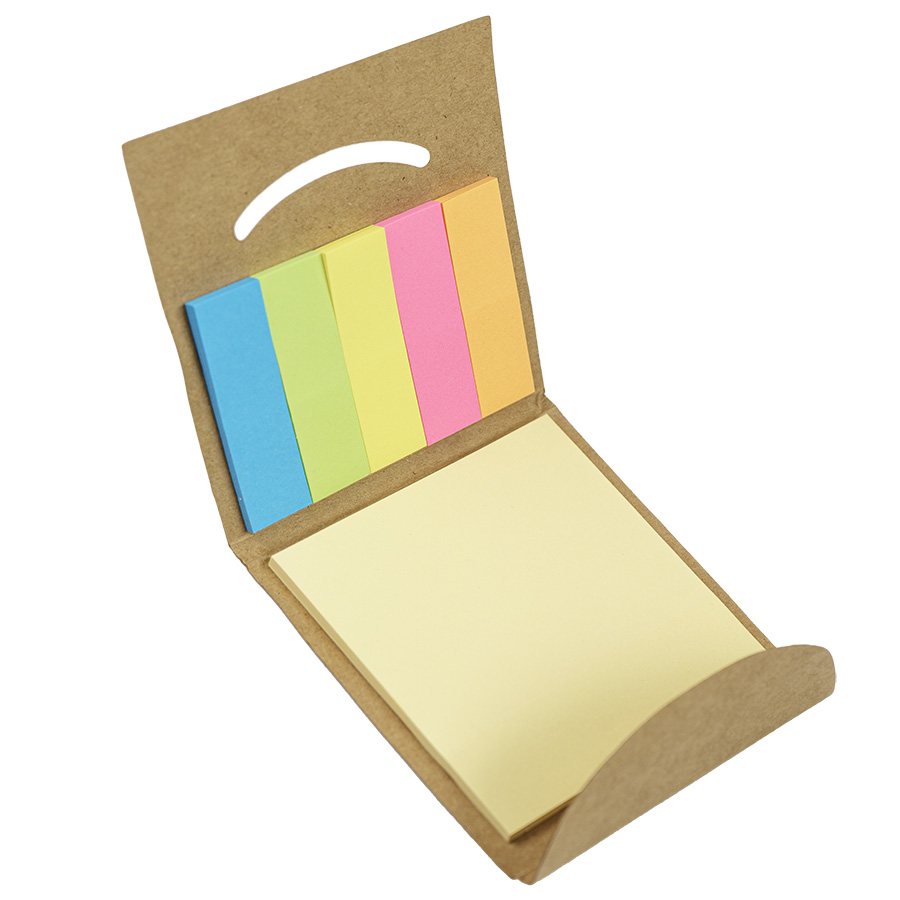 Набор стикеров с клеевым краем UNITY, 6 цв по 25шт, бежевый, бумага