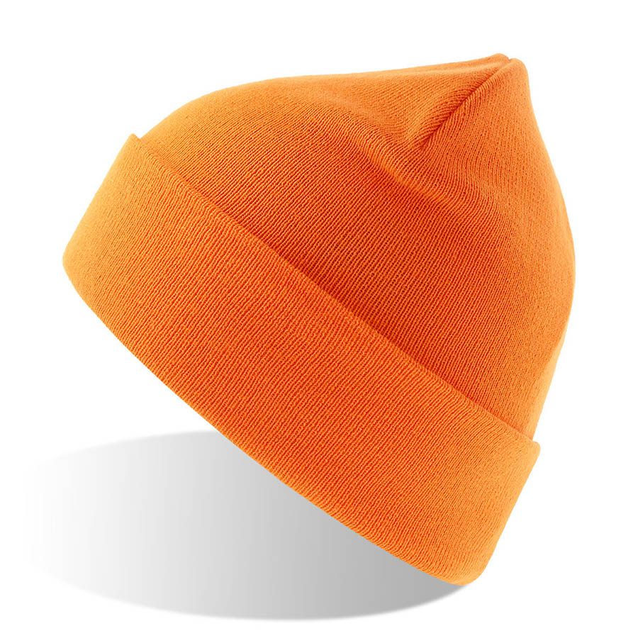 Шапка PIER-S, оранжевый неон, верх: 100% полиэстер, подкладка: 100% полиэстер