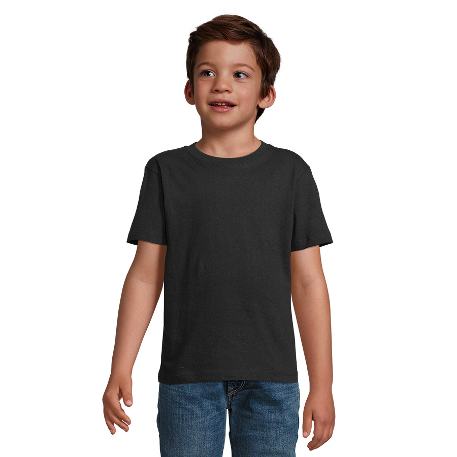 Футболка детская IMPERIAL KIDS, черный, 8 лет, 100% хлопок, 190г/м2