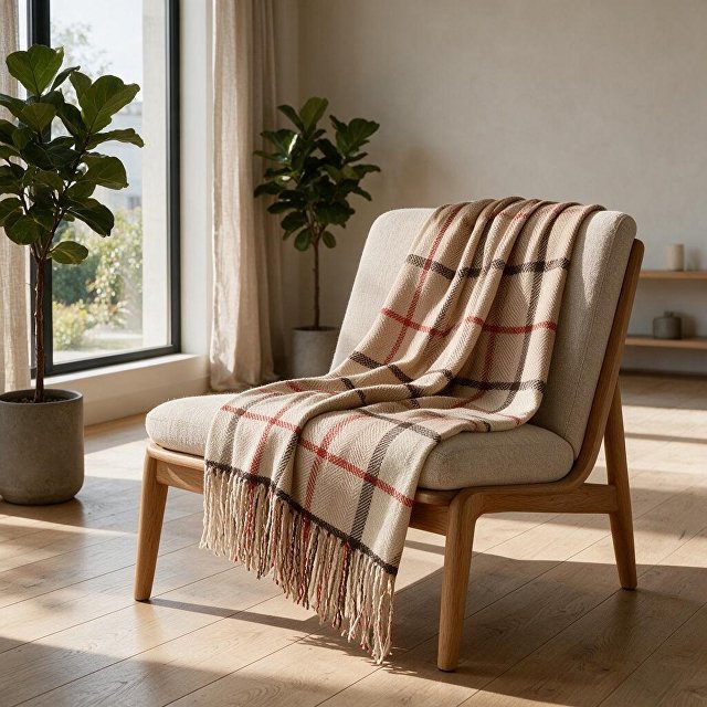 Плед акриловый Tartan