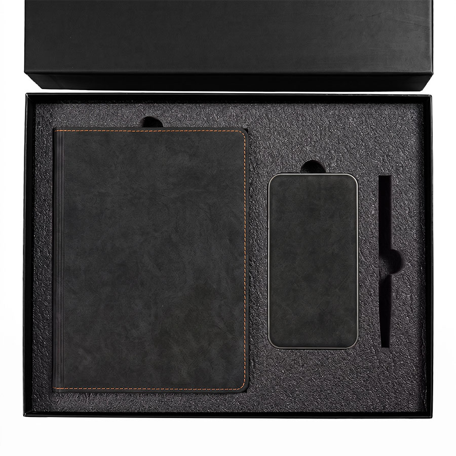 Набор подарочный  EMBER: ежедневник и power bank в коробке  с ложементом