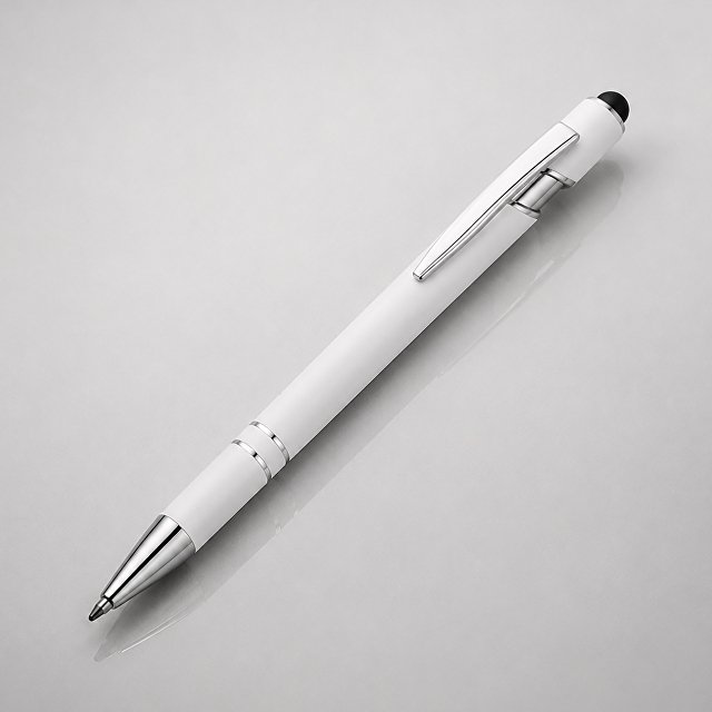 Ручка-стилус металлическая шариковая Sway soft-touch